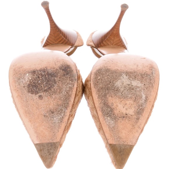 CASADEI Ponyhair d'Orsay Pumps Size: 9.5 - Picture 5 of 5